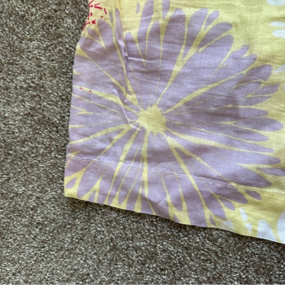 Old Navy Intimates Yellow Floral Shorts Women's Size Small Y2K Loungewear Spring - Picture 13 of 16